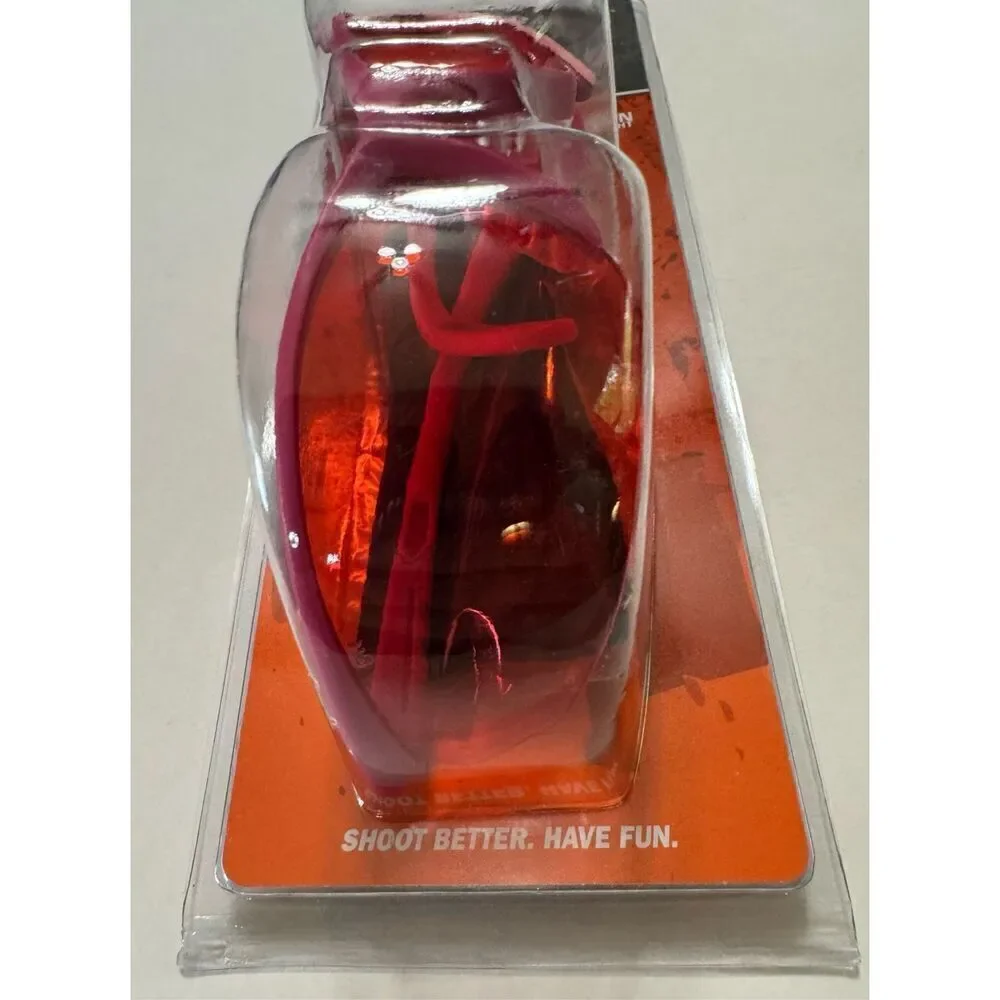 Champion Shooting Glasses with Ballistic Pink Open Frame (Rose Lens) New